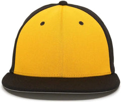 OC Sports TGS1930X Proflex Bamboo Charcoal Flat Visor Cap - Gold Black