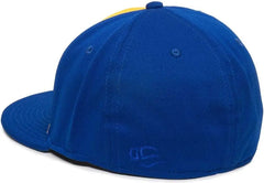 OC Sports TGS1930X Proflex Bamboo Charcoal Flat Visor Cap - Gold Royal