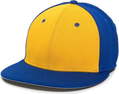 OC Sports TGS1930X Proflex Bamboo Charcoal Flat Visor Cap - Gold Royal