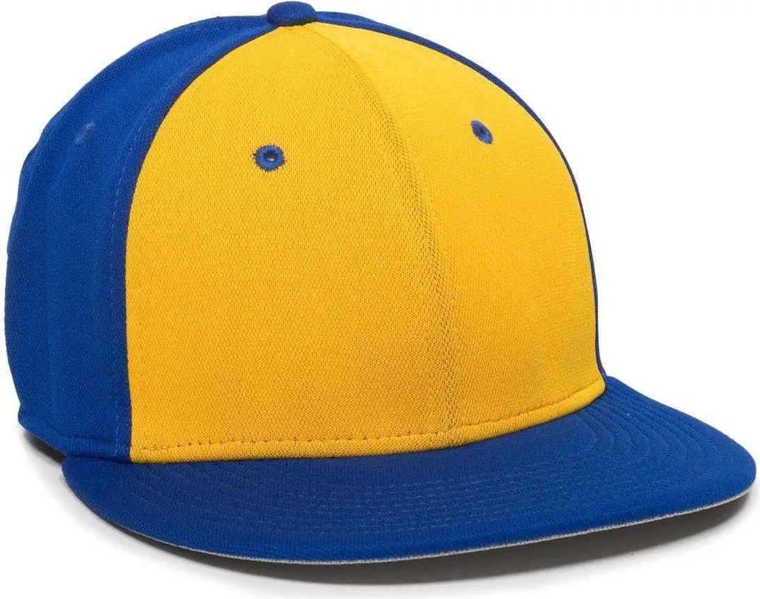 OC Sports TGS1930X Proflex Bamboo Charcoal Flat Visor Cap - Gold Royal - Gold Royal / 6 3/8’’ - 6 3/4’’