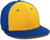 OC Sports TGS1930X Proflex Bamboo Charcoal Flat Visor Cap - Gold Royal - Gold Royal / 6 3/8’’ - 6 3/4’’