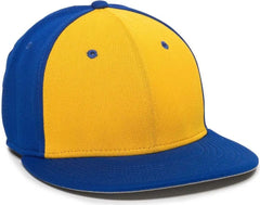 OC Sports TGS1930X Proflex Bamboo Charcoal Flat Visor Cap - Gold Royal - Gold Royal / 6 3/8’’ - 6 3/4’’