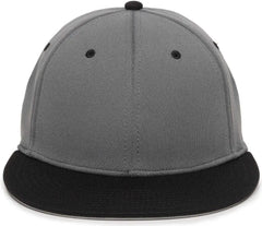 OC Sports TGS1930X Proflex Bamboo Charcoal Flat Visor Cap - Grap Black