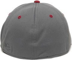 OC Sports TGS1930X Proflex Bamboo Charcoal Flat Visor Cap - Grap Red