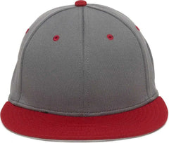 OC Sports TGS1930X Proflex Bamboo Charcoal Flat Visor Cap - Grap Red