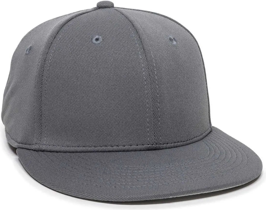 OC Sports TGS1930X Proflex Bamboo Charcoal Flat Visor Cap - Graphite - Dark Gray / 6 3/8’’ - 6 3/4’’