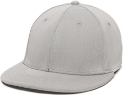 OC Sports TGS1930X Proflex Bamboo Charcoal Flat Visor Cap - Light Gray