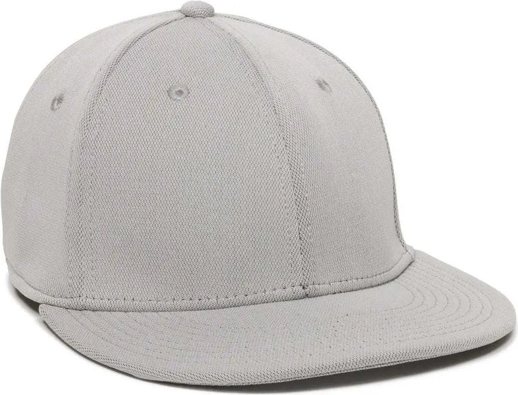 OC Sports TGS1930X Proflex Bamboo Charcoal Flat Visor Cap - Light Gray - Light Gray / 6 3/8’’ - 6 3/4’’
