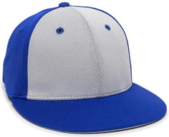 OC Sports TGS1930X Proflex Bamboo Charcoal Flat Visor Cap - Lt Gray Ry - Light Gray Royal / 6 3/8’’ - 6 3/4’’