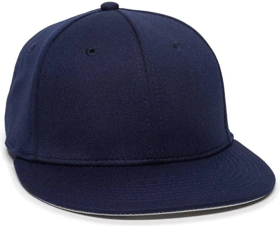 OC Sports TGS1930X Proflex Bamboo Charcoal Flat Visor Cap - Navy - Navy / 6 3/8’’ - 6 3/4’’