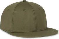 OC Sports TGS1930X Proflex Bamboo Charcoal Flat Visor Cap - Olive - Olive / S/M