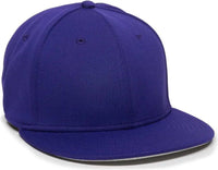 OC Sports TGS1930X Proflex Bamboo Charcoal Flat Visor Cap - Purple - Purple / 6 3/8’’ - 6 3/4’’