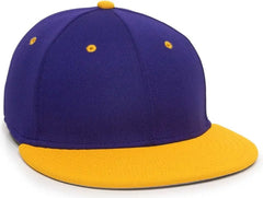 OC Sports TGS1930X Proflex Bamboo Charcoal Flat Visor Cap - Purple Gold - Purple Gold / 6 3/8’’ - 6 3/4’’