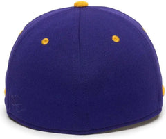 OC Sports TGS1930X Proflex Bamboo Charcoal Flat Visor Cap - Purple Gold