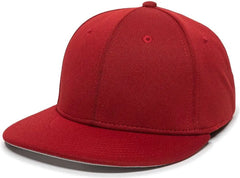 OC Sports TGS1930X Proflex Bamboo Charcoal Flat Visor Cap - Red