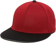 OC Sports TGS1930X Proflex Bamboo Charcoal Flat Visor Cap - Red Black