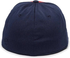 OC Sports TGS1930X Proflex Bamboo Charcoal Flat Visor Cap - Red Navy