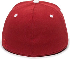 OC Sports TGS1930X Proflex Bamboo Charcoal Flat Visor Cap - Red White