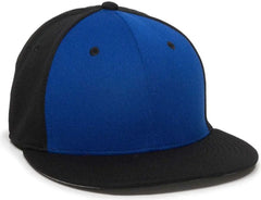 OC Sports TGS1930X Proflex Bamboo Charcoal Flat Visor Cap - Royal Bk - Royal Black / 6 3/8’’ - 6 3/4’’