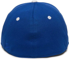 OC Sports TGS1930X Proflex Bamboo Charcoal Flat Visor Cap - Royal White