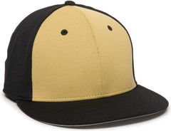 OC Sports TGS1930X Proflex Bamboo Charcoal Flat Visor Cap - V Gd Black - Vegas Gold Black / 6 3/8’’ - 6 3/4’’