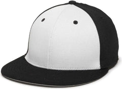OC Sports TGS1930X Proflex Bamboo Charcoal Flat Visor Cap - Wh Bk Bk
