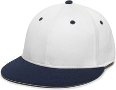 OC Sports TGS1930X Proflex Bamboo Charcoal Flat Visor Cap - White Navy