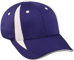 OC Sports TGS1965X Flexible Fitting Cap - Purple White - Purple White / 6 3/4’’ - 7 1/8’’