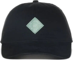 OC Sports TREK Woven Label Scout Patc Cap - Black - Black / 6 7/8’’ - 7 1/2’’