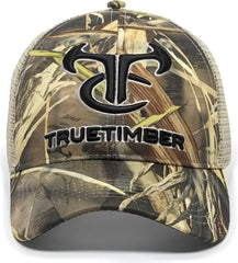 OC Sports TRU01A TrueTimber Mesh Back Cap - TrueTimber DRT Khaki - TrueTimber DRT Khaki / 6 7/8’’ - 7 1/2’’