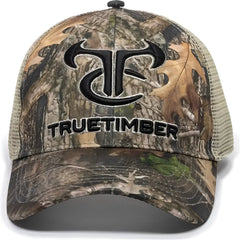 OC Sports TRU01A TrueTimber Mesh Back Cap - TrueTimber Kanati Khaki - TrueTimber Khaki / 6 7/8’’ - 7 1/2’’