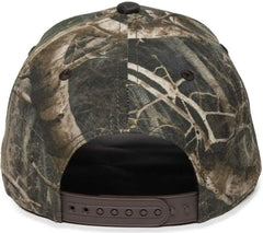 OC Sports TRU05A Canvas Camo Solid Back Cap - TrueTimber Kanati Dark Brown - TrueTimber Brown / 6 7/8’’ - 7 1/2’’