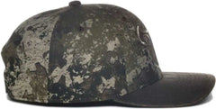 OC Sports TRU05A Canvas Camo Solid Back Cap - Truetimber Strata Dark Brown - Truetimber Brown / OSFM