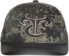 OC Sports TRU05A Canvas Camo Solid Back Cap - Truetimber Strata Dark Brown - Truetimber Brown / OSFM