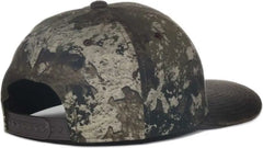 OC Sports TRU05A Canvas Camo Solid Back Cap - Truetimber Strata Dark Brown - Truetimber Brown / OSFM