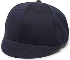 OC Sports UC-550SB Umpires Adjustable Short-Bill Plate Cap - Dark Navy - Navy / 6 7/8’’ - 7 1/2’’