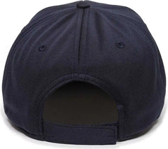 OC Sports UC-550SB Umpires Adjustable Short-Bill Plate Cap - Dark Navy - Navy / 6 7/8’’ - 7 1/2’’