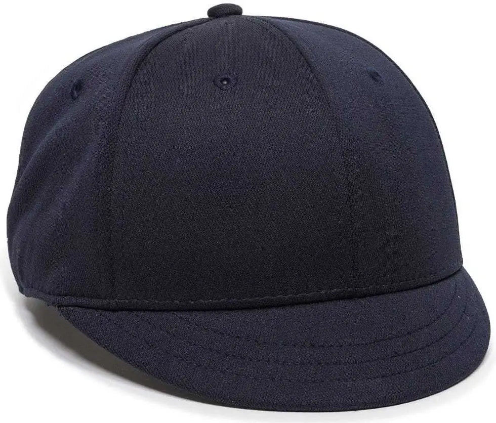 OC Sports UC-550SB Umpires Adjustable Short-Bill Plate Cap - Dark Navy - Navy / 6 7/8’’ - 7 1/2’’