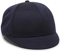 OC Sports UC-550SB Umpires Adjustable Short-Bill Plate Cap - Dark Navy - Navy / 6 7/8’’ - 7 1/2’’