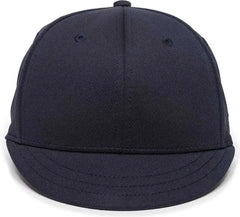 OC Sports UC-550SB Umpires Adjustable Short-Bill Plate Cap - Dark Navy - Navy / 6 7/8’’ - 7 1/2’’