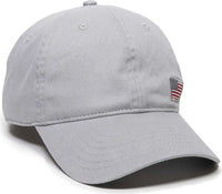 OC Sports USA-160 Low Crown Unstructured Cap -Gray - Gray / 6 7/8’’ - 7 1/2’’