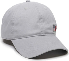 OC Sports USA-160 Low Crown Unstructured Cap -Gray - Gray / 6 7/8’’ - 7 1/2’’