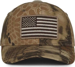 OC Sports USA-200V Adjustable No Button Cap - Kryptek Highlander - Kryptek / 6 7/8’’ - 7 1/2’’