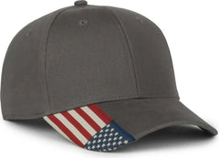 OC Sports USA 300 Adjustable American Flag on Bill Cap Olive USA2 Usa2 / OSFM