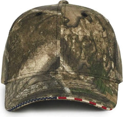 OC Sports USA-350 Adjustable Cap - Realtree APX - Realtree Khaki / OSFM