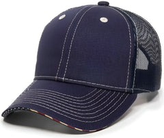 OC Sports USA-800M Adjustable Mesh Back Cap - Navy - Navy / 6 7/8’’ - 7 1/2’’