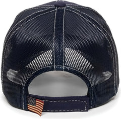 OC Sports USA-800M Adjustable Mesh Back Cap - Navy - Navy / 6 7/8’’ - 7 1/2’’