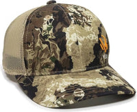OC Sports VEIL-001 VEIL Camo Mesh Back Cap - Veil Camo Whitetail Natural - Veil Ivory / 6 7/8’’ - 7 1/2’’