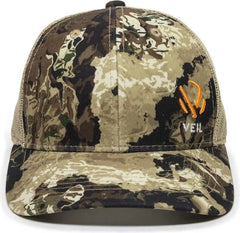 OC Sports VEIL-001 VEIL Camo Mesh Back Cap - Veil Camo Whitetail Natural - Veil Ivory / 6 7/8’’ - 7 1/2’’