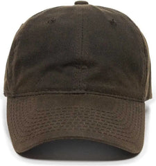 OC Sports WAX606IS Adjustable Cap - Brown - Brown / 6 7/8’’ - 7 1/2’’
